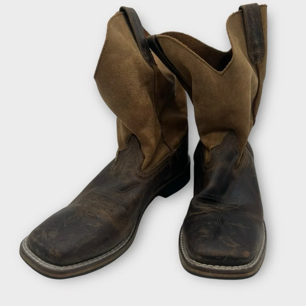 Smoky Mountain Boots Childrens‎ 2.5 Waylon Distress Leather Cowboy Boots (3910C)